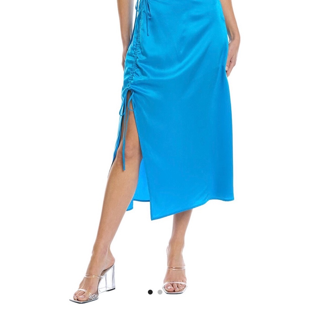 NICHOLAS Asymmetrical Blue Skirt